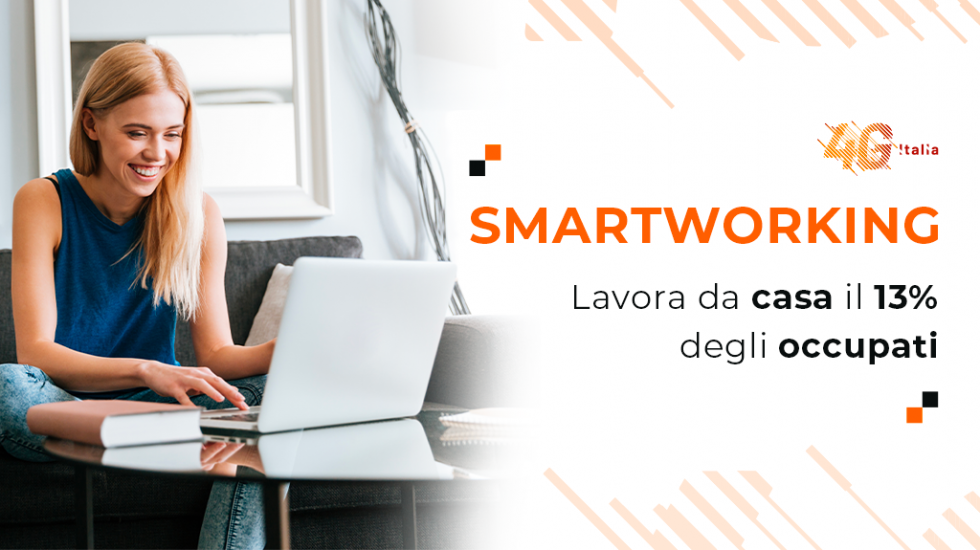 L'Italia rallenta sullo Smart Working: Lavora da casa il 13% degli occupati